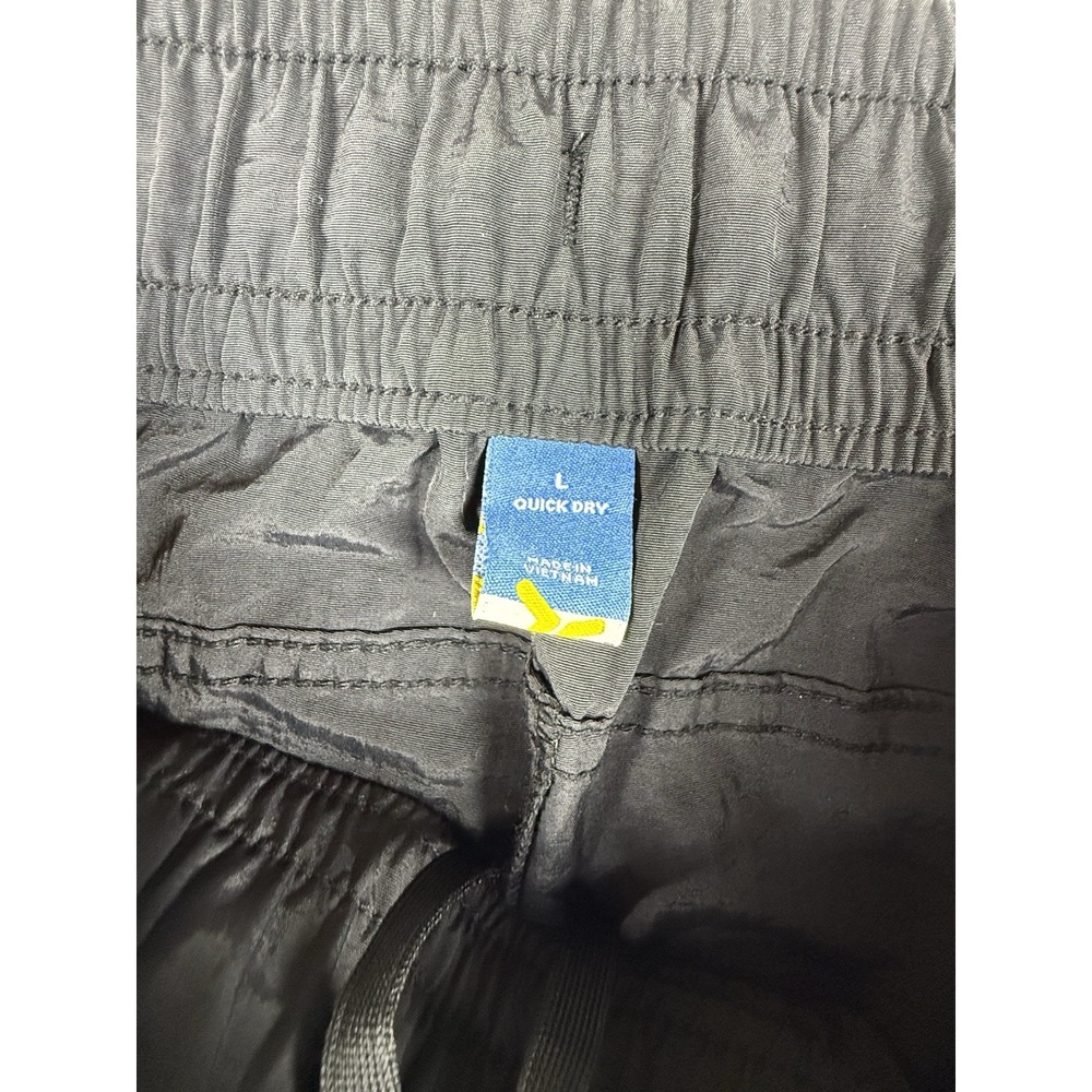 Old Navy Quick Dry Pants Women‎ L Black High Rise Cargo Joggers Balloon Nylon - Picture 9 of 13